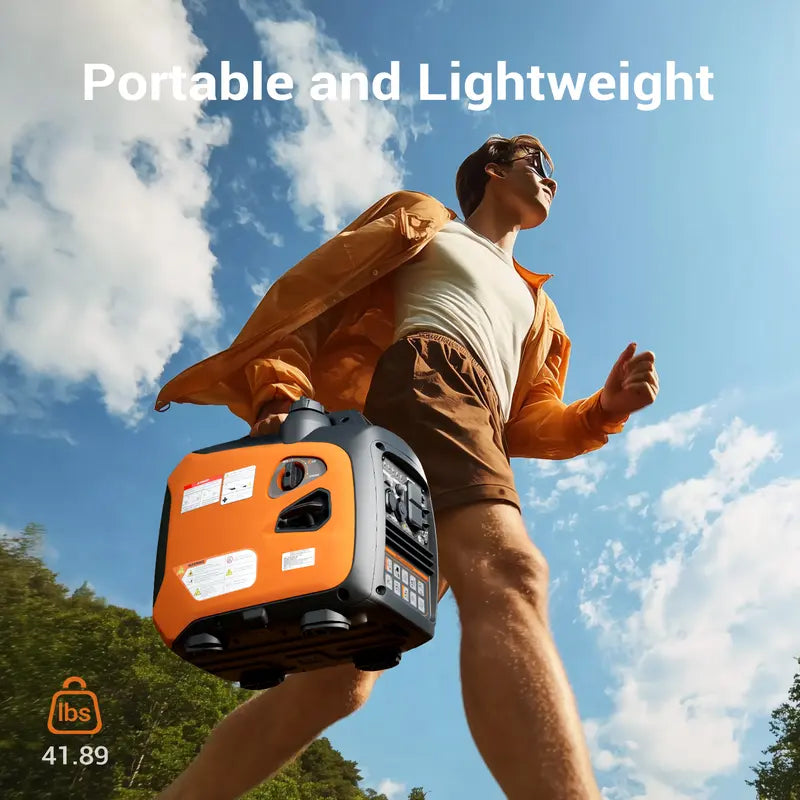 Portable inverter generator, 2500W long-endurance gasoline generator